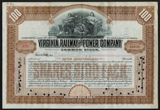 Virginia Railway & Power Co - 1911