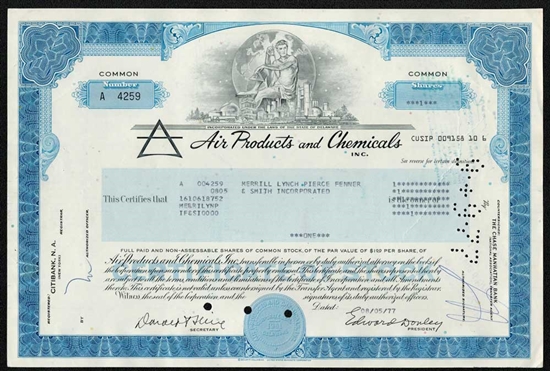 Air Products and Chemicals Inc - Blue