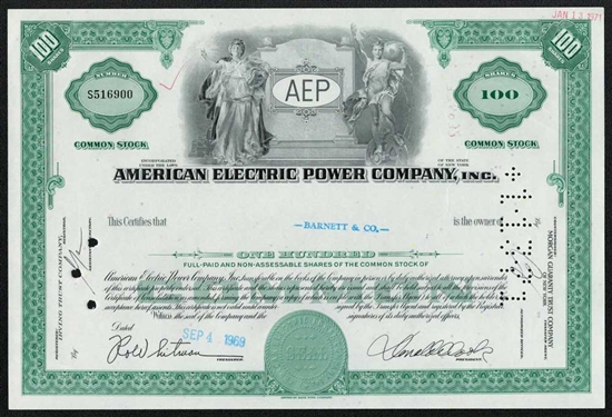 American Electric Power Company, Inc.  - Green
