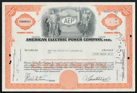 American Electric Power Company, Inc.  - Orange