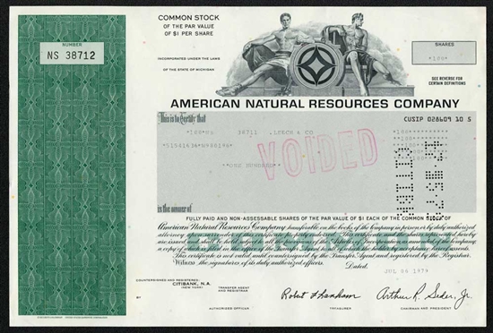 American Natural Resources Company - 1979