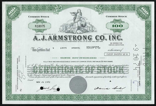 A.J. Armstrong Co. Inc - Green