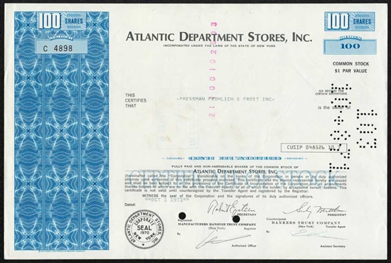Atlantic Department Stores, Inc.