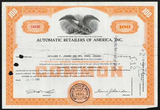 Automatic Retailers of America, Inc.