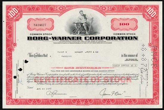 The Borg-Warner Corporation - Red