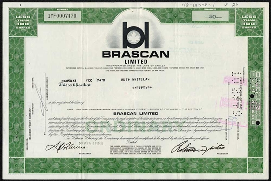 Brascan Limited - Green