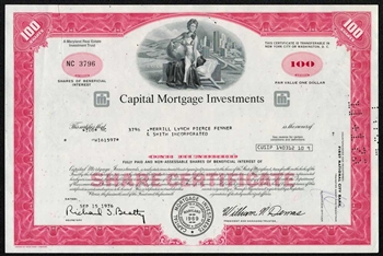 Capital Mortgage Investments - Merrill Lynch