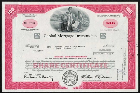 Capital Mortgage Investments - Merrill Lynch