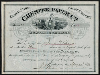 Chester Paper Co. - 1882