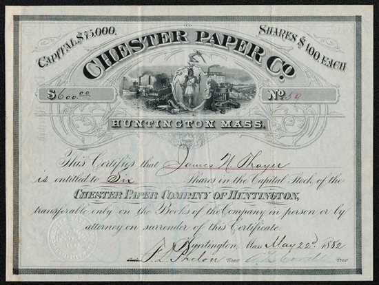 Chester Paper Co. - 1882