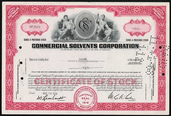 Commercial Solvents Corp - Red