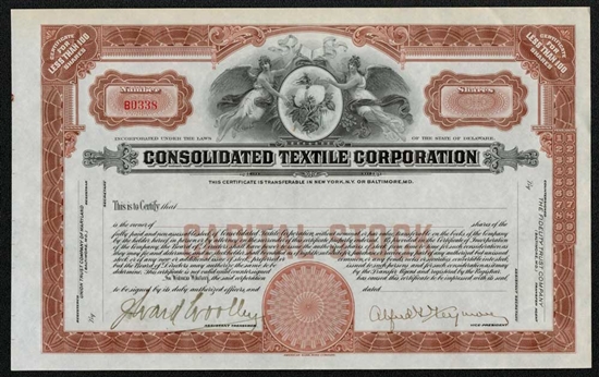Consolidated Textile Corporation