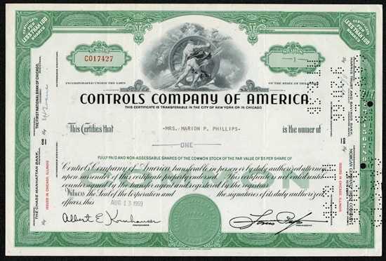 Controls Company of America - Green