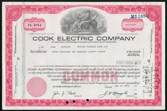Cook Electric Company - Red