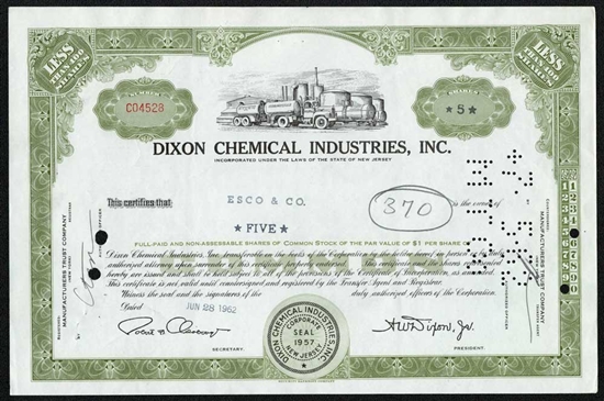 Dixon Chemical Industries Inc - Green