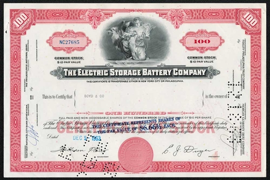 The Electric Storage Battery Company