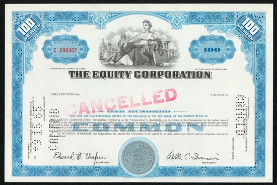 The Equity Corporation - Unissued
