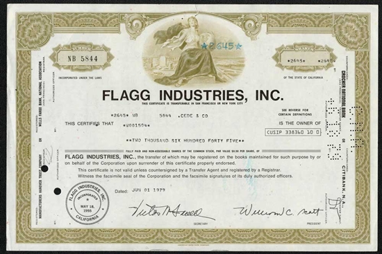 Flagg Industries, Inc.