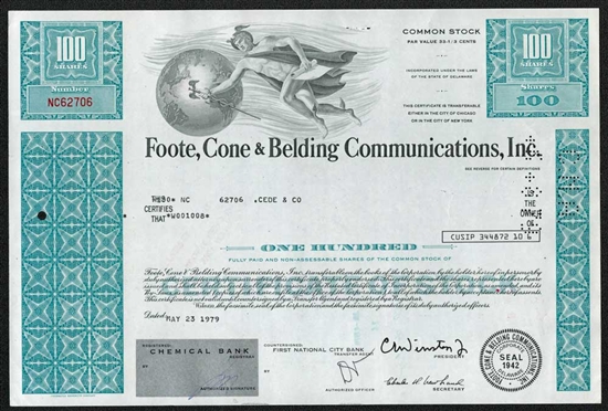 Foote, Cone & Belding Communication, Inc. -Blue