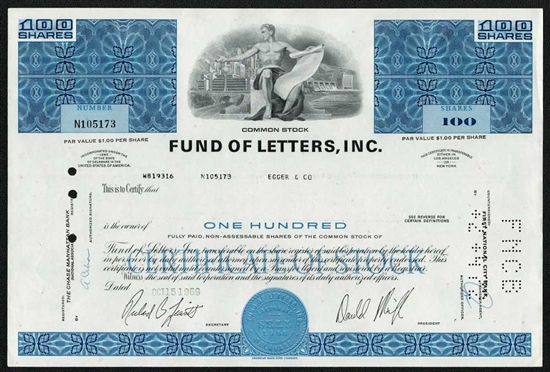 Fund of Letters, Inc.
