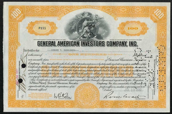 General American Investors Company, Inc. - Yellow