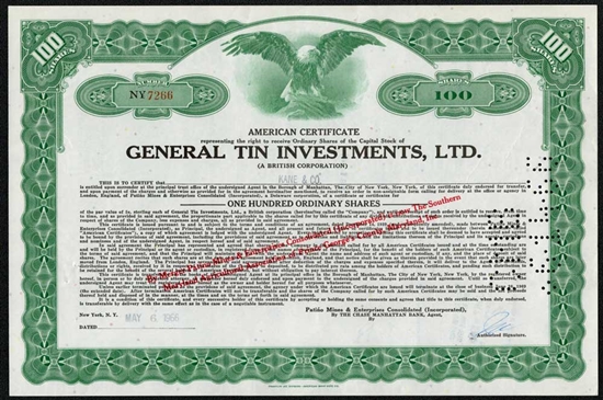 General TIN Investments, LTD - Green