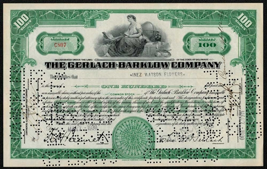 The Gerlach-Barklow Company - 1930