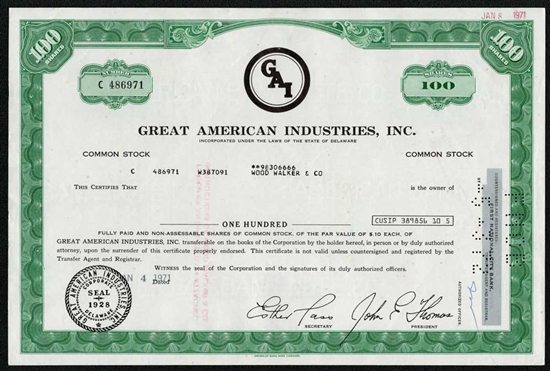 Great American Industries, Inc.