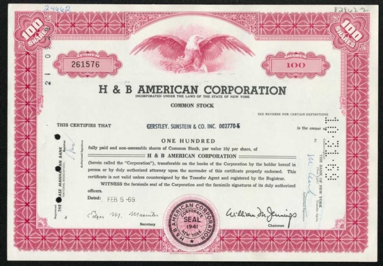 H & B American Corporation - Red