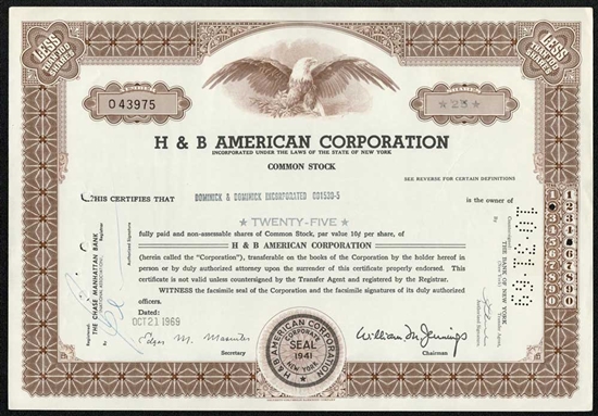 H & B American Corporation - Brown