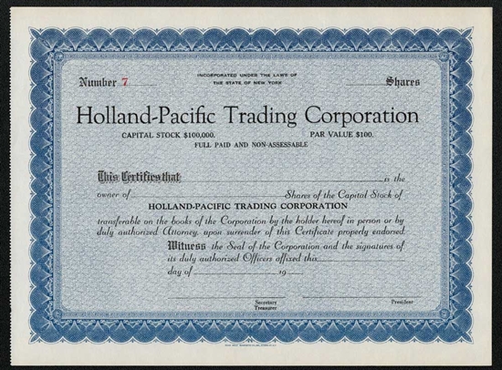 Holland-Pacific Trading Corporation