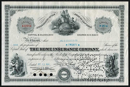 The Home Insurance Company - 1930s