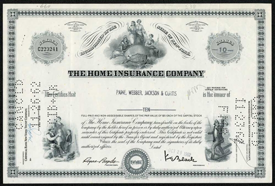 The Home Insurance Company - 1960s