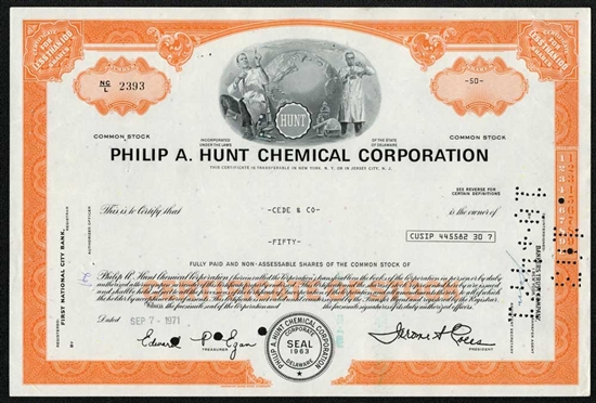 Philip A. Hunt Chemical Corp - Orange