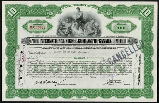 The International Nickel Company of Canada, Limited - 1941