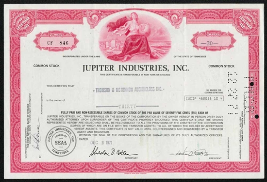 Jupiter Industries, Inc. - Red