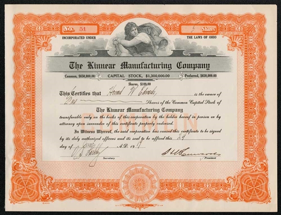 The Kinnear Manufacturing Company - 1919