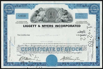 Liggett & Myers Inc. (Tobacco) - Blue