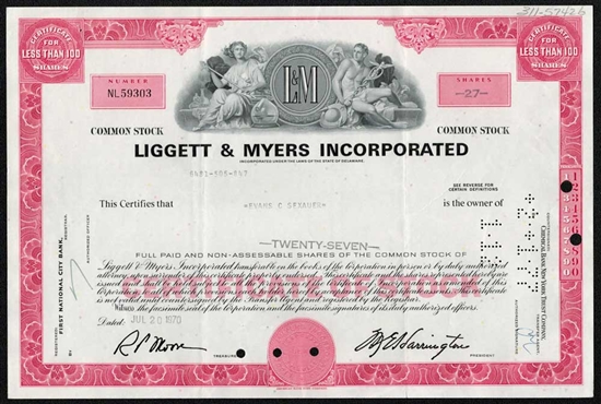 Liggett & Myers Inc. (Tobacco) - Red