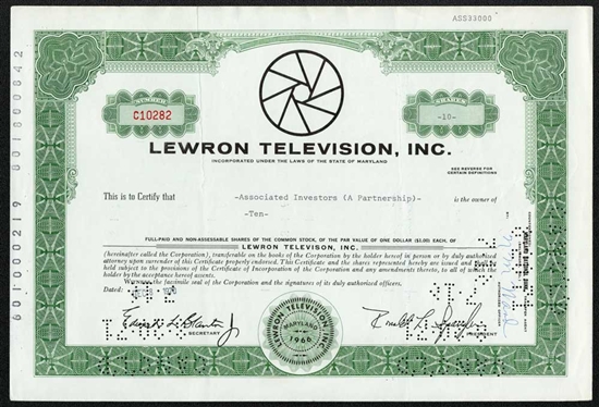 Lewron Television, Inc. - 1970