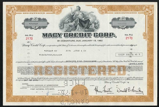 Macy Credit Corp Bond