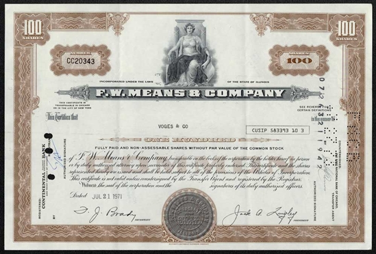 F.W. Means & Company - Brown