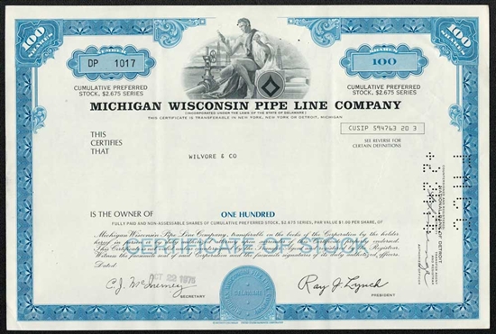 Michigan Wisconsin Pipe Line Co. - Blue