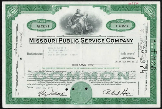 Missouri Public Service Company - Green