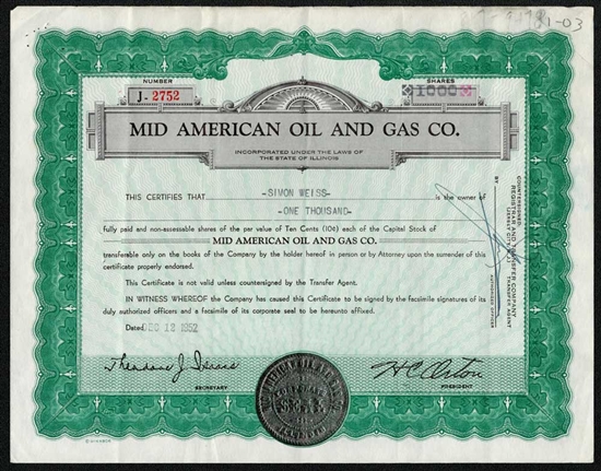 Mid American Oil and Gas Co.