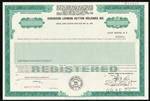 Shearson Lehman Hutton Bond Certificate - Specimen