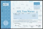 AOL Time Warner Stock Certificate