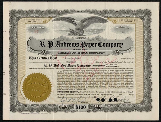 R.P Andrews Paper Company