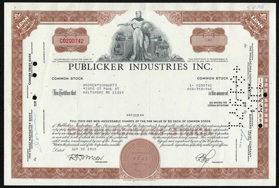 Publicker Industries Inc.