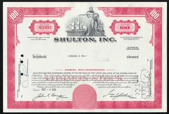 Shulton, Inc. - red